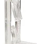 Clear plastic locking shelf peg, serrated, 1/4 in diameter, 5/16 in deep, no tools needed, quick stay put, pack of twelve.
