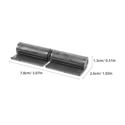 Heavy Duty Weldable Steel Flag Hinge 3 Inch Lift Off For Trailers Doors And Gates Pro Grade Garage And Warehouse Use Noise Reduction High Strength Bulk Pack For Contractors And Shops, 7.8cm view