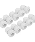 All Weather Nylon Cable Gland Kit 10 Pack For Outdoor Industrial Wiring IP68 Sealed Strain Relief PG7 To PG21 Range PG13.5 Compatible