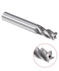 uxcell HSS 4-flute straight end mill cutter, 9x10x22mm, CNC router bit
