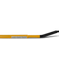 Ergo 360 Combination Winch Bar 34 Inch for Flatbed Trailers With Ergonomic Design And No Slip Grip, Yellow Cargo Winch Bar With Angular Tip For Winches And Lever Binders, High Strength Steel, yellow and black angled handle side view