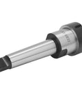 MT3 Taper Collet Chuck Holder For CNC Milling Lathe, Carbon Steel Build, MTA3 ER32 Compatible, M12 Shank shown