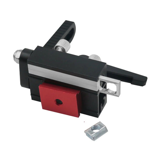Get The Ultimate Saw Miter Track Stopper With Adjustable T-Slot Brackets For A Flawless Workbench Limit, heavy duty aluminum alloy miter limit.