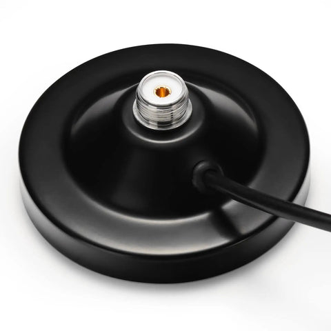 Magnetic Ham Radio Antenna Mount With SO239 Connector 16.4 Foot Coax Cable PL259 Ready For CB VHF UHF HF Mobile Radios Easy Install