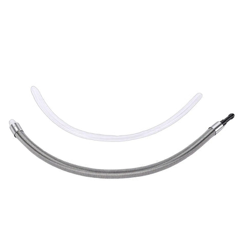 Heavy Duty Built Tough Coffee Machine Milk Tube Replacement, Stainless Steel Coiled Hose And PC Milk Line, replacement milk hoses.