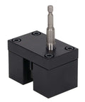 Power Assisted Impact Crimper For Duct Swaging And Hydraulic Hose High Speed Steel Crimp Tool with easy control, side view.