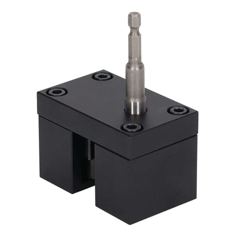 Power Assisted Impact Crimper For Duct Swaging And Hydraulic Hose High Speed Steel Crimp Tool with easy control, side view.