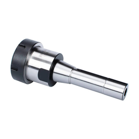 R8 ER40 Collet Chuck Milling Shank Holder With 7/16-20 Drawbar Thread, High Precision Alignment, 0.0002 Inch TIR, Hardened Alloy Steel