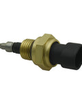 Heavy Duty Water Temperature Sensor For Cummins Isx Qsx Isf 2.8 Isbe Isc 8.3 Engine Coolant Gauge Replacement shows brass sensor with black connector.