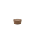 Half Inch Walnut Wood Flat Head Plugs For Furniture, Hidden Screw Hole Caps With A Smooth Flush Finish, shown individually.