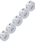 Heavy Duty Clamp Style Shaft Collars Are Totally Solid For Robotics And Engineering Work High Strength Aluminum Alloy For Axle Fixing Zero Hassle Setup Is Easy Peasy 5 Pack Size Fits Any Tough Project You Have To Complete Now, clamp shaft collars