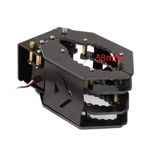 Dope High Torque Servo Robot Arm Gripper With Wave Edge Jaws, Symmetric Gripping For Stable Pickups Up To 500g, Burn Resistant Servo