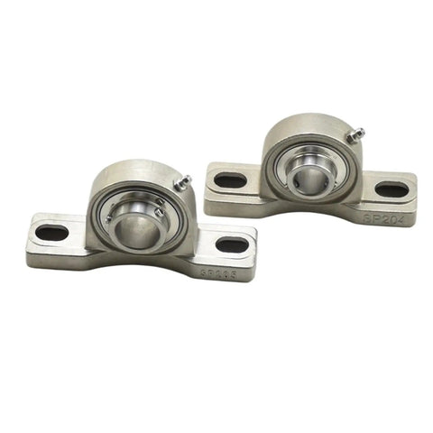 Heavy Duty Pillow Block Bearing Mounted Support Stainless Steel Sleeve Sealed Ball Bearings 20mm 25mm 30mm Shafts Dust Proof Keeps Grime Out Ensures Smooth Rotation Under Load Wear Resistant Long Life Easy Install No Fuss Maintenance Shop Ready, SP204