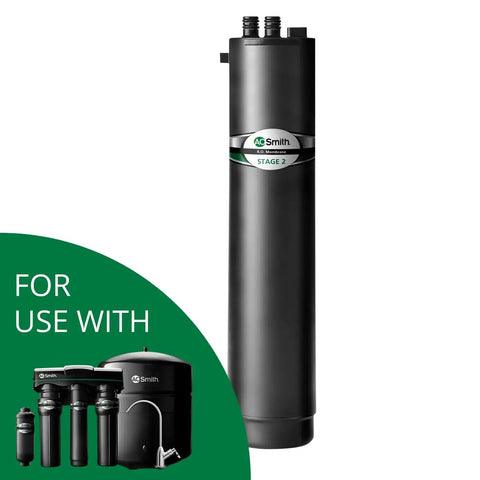 Premium Reverse Osmosis Membrane Replacement For The Clean Water Machine With RO And Microbial Boost, upright view.