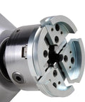 100mm 4 Inch Wood Lathe Chuck Jaw Set for Nova Chucks Only showing expandable dovetail jaws for footed bowls