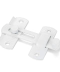 Tough As Nails 2 Pack White Stainless Steel Barn Door Latch With Heavy Duty Bi Fold Door Lock Hardware For Rust Resistant Farmhouse Gate Sliding Doors