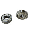 Solid Steel Ball Bearing Set For Jointer And Planer Repairs Fits Craftsman Models, showing two heavy-duty steel bearings.