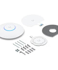 Blazing Fast Dual Band Wireless Access Point With 3 Gbps Throughput For Business Networks IEEE 802.11 A B G N A C A X Ready Enterprise Grade shown with mounting accessories