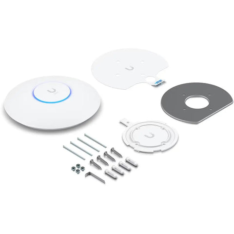 Blazing Fast Dual Band Wireless Access Point With 3 Gbps Throughput For Business Networks IEEE 802.11 A B G N A C A X Ready Enterprise Grade shown with mounting accessories