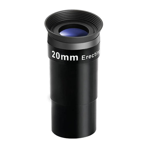 20mm Wide Angle Erecting Eyepiece for 1.25 Inch Telescopes with broad field of view and anti-reflective coating