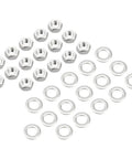 Heavy Duty ATV Wheel Lug Nut Kit Made From Premium 304 Stainless Steel. Perfect Fit For Yamaha Banshee 350 And YFZ350 Models Between 1987 And 2006 Including SE SP Variants. Rock Solid Reliability For Your Ride! stainless lug nuts and washers