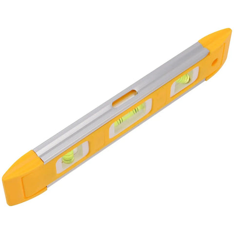 Heavy Duty 9 Inch Magnetic Torpedo Level, Dead On Accurate Aluminum Spirit Level With Rock Strong Grip, Built Tough For Nailing Every Handyman Layout Job And Delivering Straight Results Guaranteed Professional Grade Calibrated Tube Design