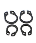 Heavy Duty Internal Shaft Circlips Top Shelf Manganese Steel Precision Retaining Rings set of four assorted sizes
