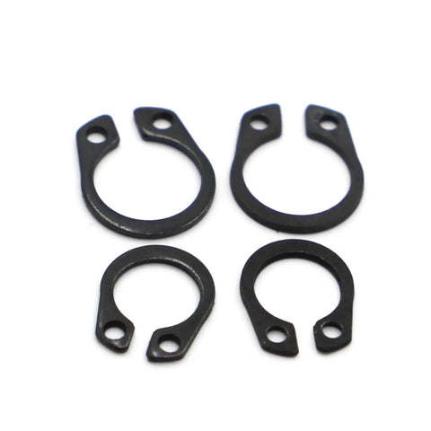 Heavy Duty Internal Shaft Circlips Top Shelf Manganese Steel Precision Retaining Rings set of four assorted sizes