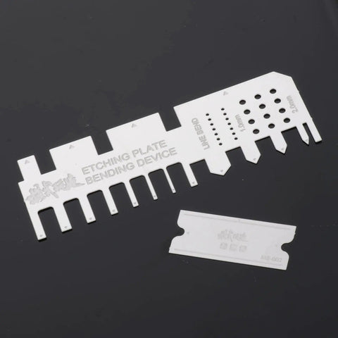 Pro Grade Model Tools Kit For Car Model Building And Metal Bending, stainless steel hobby etching plate and bending device
