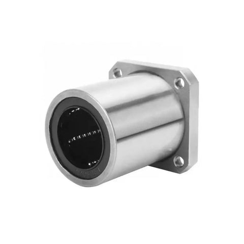 Low Noise 50mm Square Flange Linear Bearing for 3D Printers and CNC Machines, High Precision Bearing Steel Guide for Silky Smooth Motion and Reliable, Quiet Performance in Tight Workspaces. 50mm LMK50UU square flange bearing