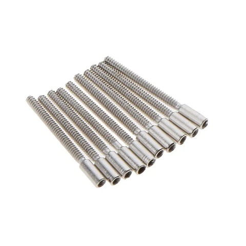 20 Pieces Watch Stem Extenders For 0.9mm Thread And 11.5mm Length Metal Winding Stems For Repairing Broken Crowns DIY Watchmaking Gear
