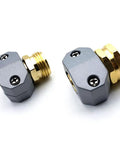 Tough As Nails Heavy Duty Garden Hose Repair Fittings Kit Aluminum Mender Coupler With Clamp for garden hoses.