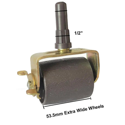 Heavy Duty Bed Frame Caster Wheels Set Of Four With Two Locking And Two Non Locking 1300 Lb Capacity Includes Plastic Inserts