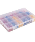 Get Your Wiring Done Right With This Massive 1200 Piece Assorted Insulated Crimp Terminals Set Featuring Ring Fork U-Type Spade And Butt Connectors For All Your Electrical Projects. clear plastic organizer box with assorted insulated crimp terminals