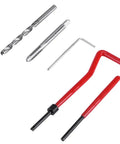 Thread Repair Kit With 30 Piece Insert Tool Set M5 For Restoring Damaged Internal Threads And DIY Field Repairs With Wire Inserts Installation Wrench Drill Bit And Lug Breaker Tool In Durable Stainless Steel, drill bit and tools