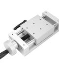 Linear Stage Actuator 50, 100, And 150 Mm Pro Grade Manual Metal Ball Screw Stage For Woodworking And Engraving Machines Spindle DIY CNC Router Parts 80x80mm Stroke 50mm, aluminum, handwheel