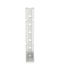 Front view of Pan-Post Standoff Cable Tie Mount In Nylon 6.6, Low Profile 60 Inch Mount For Tight Spaces, Natural Color, 100 Pack