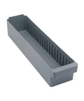 Heavy Duty Workhorse Parts Organizer 12 Pack Euro Style Drawers Gray Bins For Tools And Hardware Twenty Four Inch Long Durable Plastic