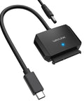 USB C To SATA External Drive Cable With UASP Fast 5Gbps for 2.5 and 3.5 Inch SSD HDD Supports SATA I II III Up To 20TB