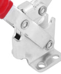 Close-up of Heavy Duty 500 Lb Toggle Clamp With Quick Release And Anti Slip Rubber Tip for woodworking and fixtures