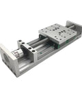 Heavy Duty 100mm Wide Linear Guide Slide Table Xyz Actuator With Hgr15 Rails And Sfu1610 Ball Screws side view, showcasing smooth linear motion components.