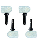 Four Premium Tire Pressure Monitoring Sensors For Byd Song L Ev Pro And Yuan Plus 433Mhz ready for installation.