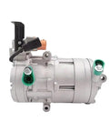 Electric AC Compressor 12V Direct Bolt On For Hyundai Kona 2022 Auto Climate Repair with green fittings and connectors.