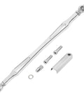 Chrome Gear Shift Linkage Replacement For Harley Softail Dyna Touring Road King Electra Street Glide Tri Glide 1986 And Later Billet Aluminum Build Smooth Shifting Easy Adjustment Slick Chrome Finish, chrome shift rod with mounting hardware