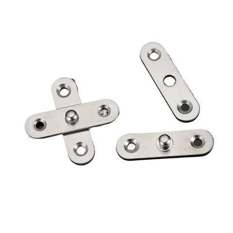360 Degree Rotating Concealed Door Hinges For Cabinets And Wood Doors, Heavy Duty Stainless Steel Pivot Hinge, metal view