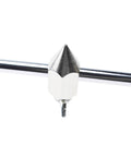 Pro Grade Built Tough Double Wheel Roller Guide Tool For Torch AG60 PT31 on metal rod, durable stainless steel design