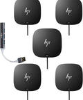 5 pack of 11 In 1 USB C Desktop Dock And DKZ Hub Bundle Featuring Thunderbolt Support for enhanced connectivity and charging.