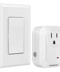 Wireless Wall Switch With Remote Control Outlet Kit No Wiring Needed 100ft RF Range Pre Programmed Expandable Remote Light Switch