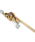 Beefy 2 Ton Come Along Winch Hand Cable Puller with 2 Hooks and 2 Gears, Heavy Duty Lever Hoist, Alloy Steel Construction