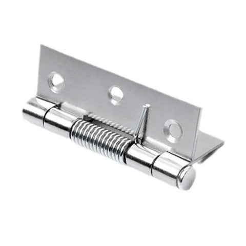 6 Pack 3 Inch Spring Loaded Door Hinges Self Closing Stainless Steel Hardware For Garage And Home Doors Built To Last Easy Install